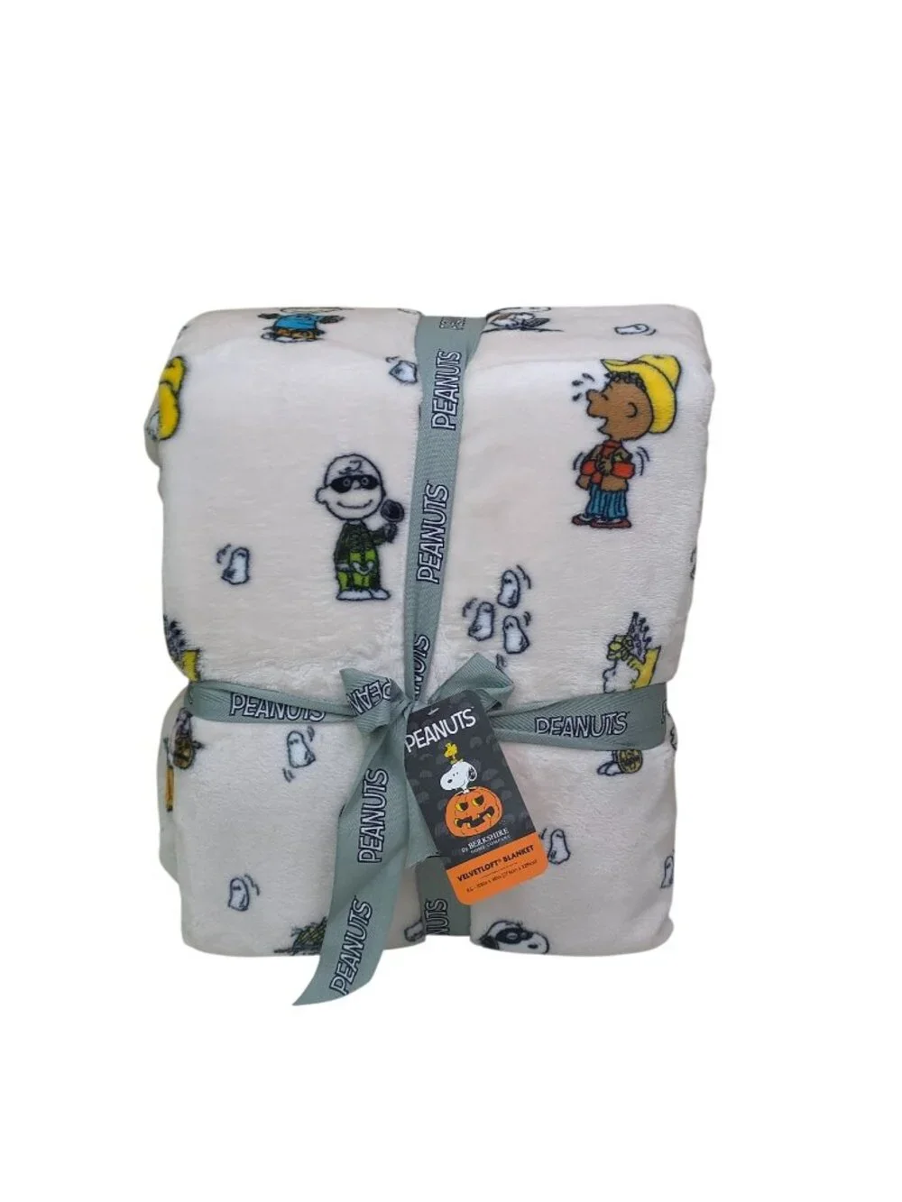 Peanuts Halloween VelvetLoft King Plush Blanket Berkshire 108x90